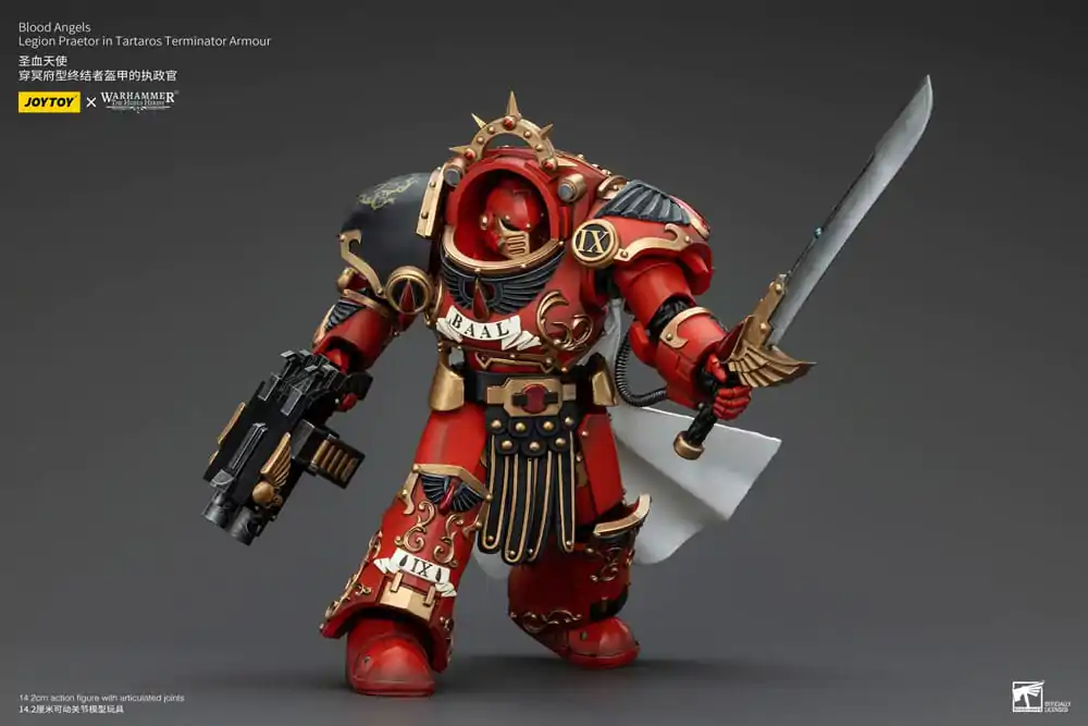 Warhammer The Horus Heresy Action Figure 1/18 Blood Angels Legion Praetor in Tartaros Terminator Armour 14 cm termékfotó