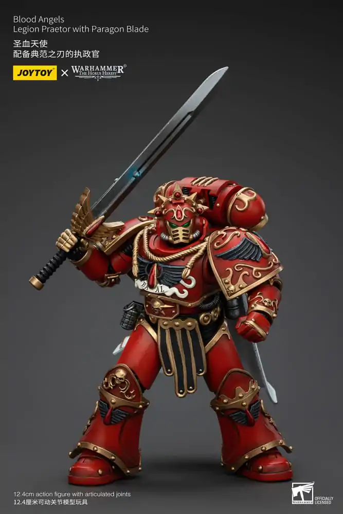 Warhammer The Horus Heresy Action Figure 1/18 Blood Angels Legion Praetor with Paragon Blade 13 cm termékfotó