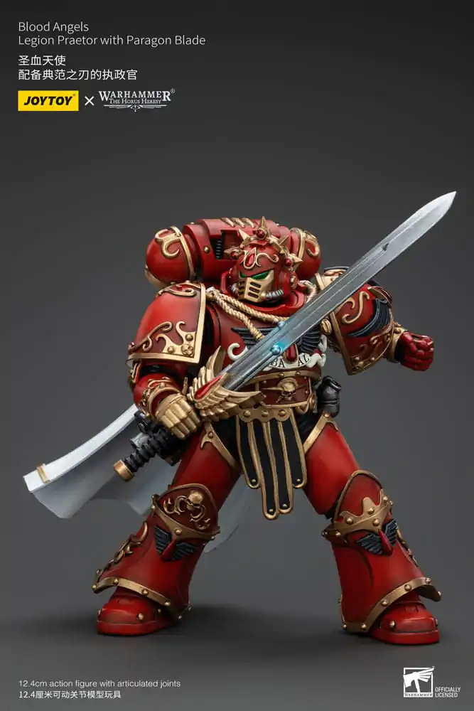 Warhammer The Horus Heresy Action Figure 1/18 Blood Angels Legion Praetor with Paragon Blade 13 cm termékfotó