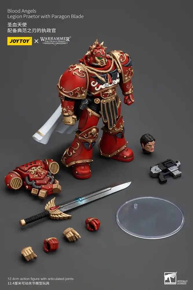 Warhammer The Horus Heresy Action Figure 1/18 Blood Angels Legion Praetor with Paragon Blade 13 cm termékfotó