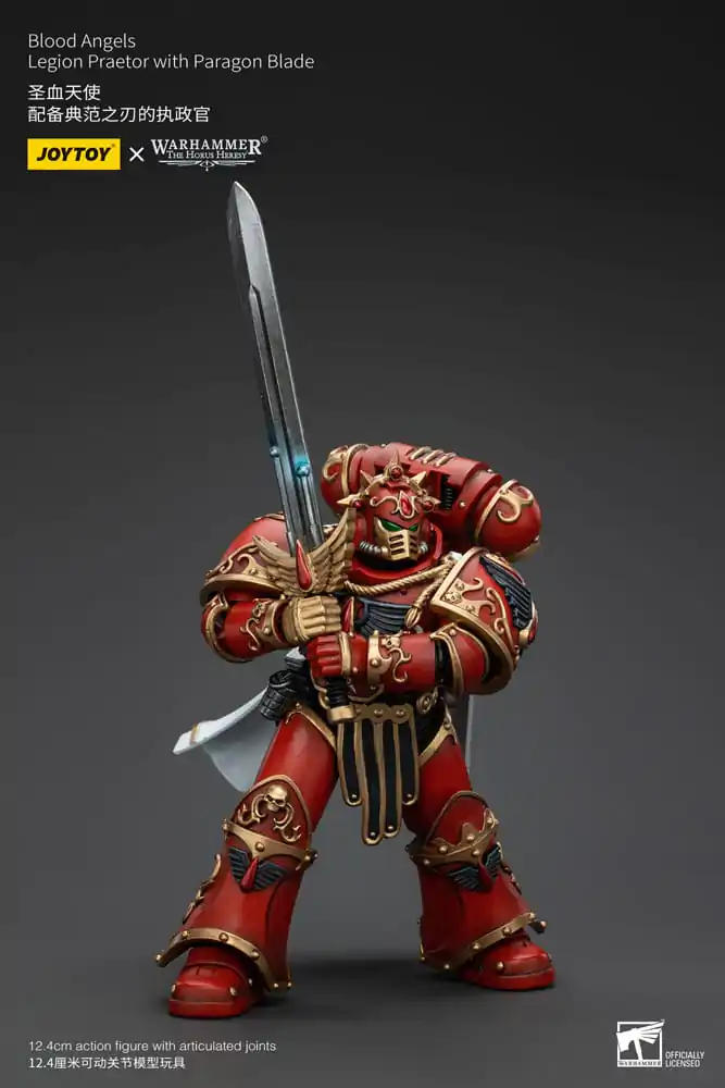 Warhammer The Horus Heresy Action Figure 1/18 Blood Angels Legion Praetor with Paragon Blade 13 cm termékfotó