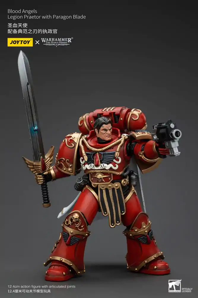 Warhammer The Horus Heresy Action Figure 1/18 Blood Angels Legion Praetor with Paragon Blade 13 cm termékfotó