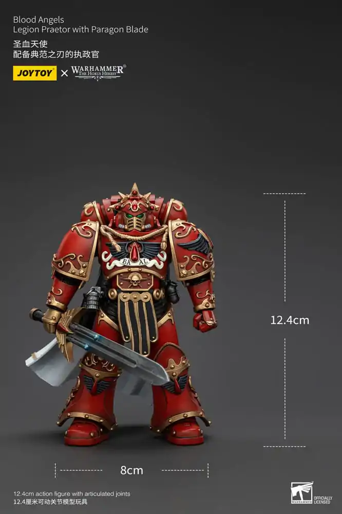 Warhammer The Horus Heresy Action Figure 1/18 Blood Angels Legion Praetor with Paragon Blade 13 cm termékfotó