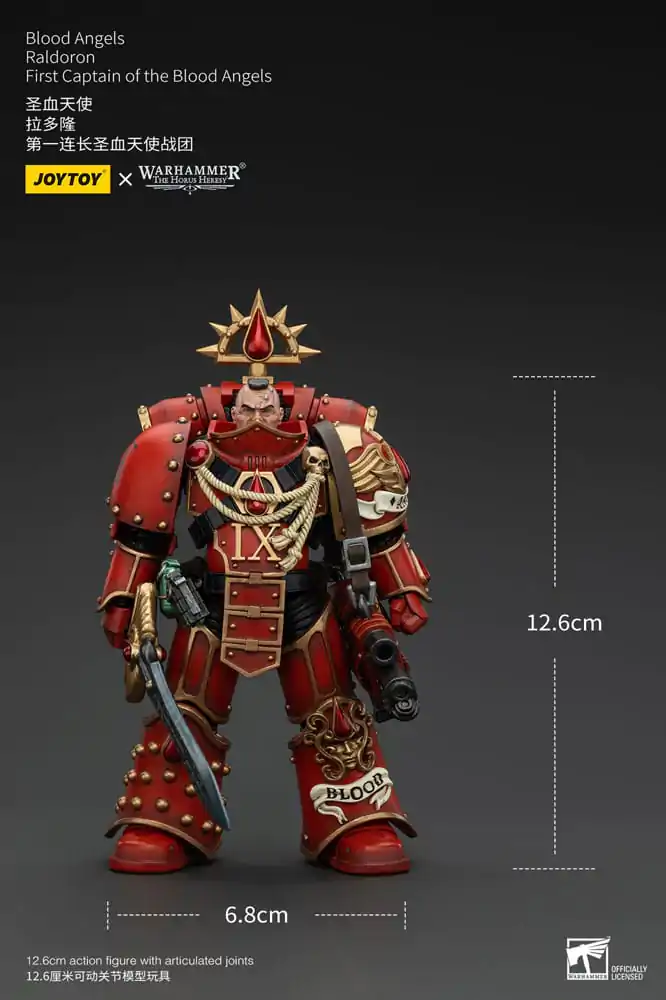 Warhammer The Horus Heresy Action Figure 1/18 Blood Angels Raldoron First Captain of the Blood Angels 13 cm termékfotó