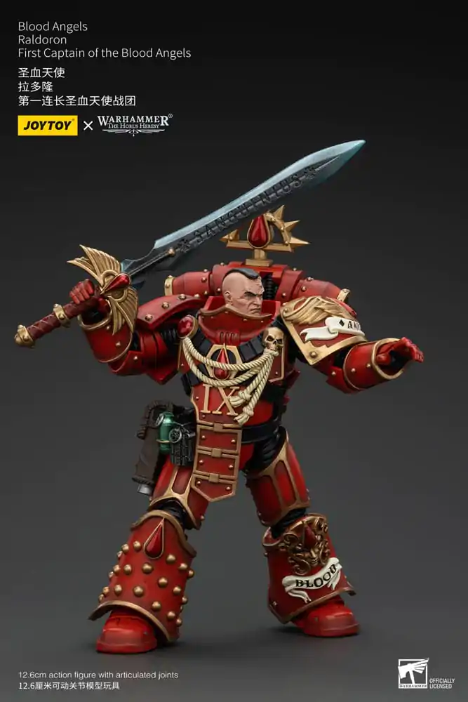 Warhammer The Horus Heresy Action Figure 1/18 Blood Angels Raldoron First Captain of the Blood Angels 13 cm termékfotó