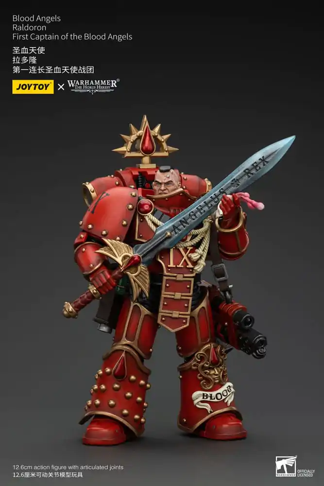 Warhammer The Horus Heresy Action Figure 1/18 Blood Angels Raldoron First Captain of the Blood Angels 13 cm termékfotó