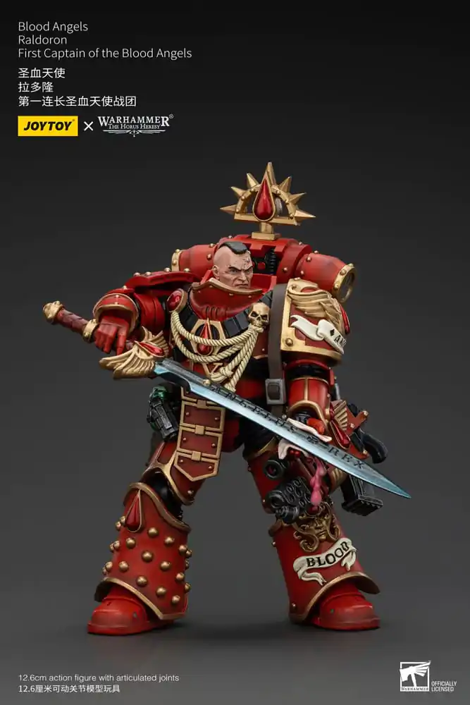 Warhammer The Horus Heresy Action Figure 1/18 Blood Angels Raldoron First Captain of the Blood Angels 13 cm termékfotó