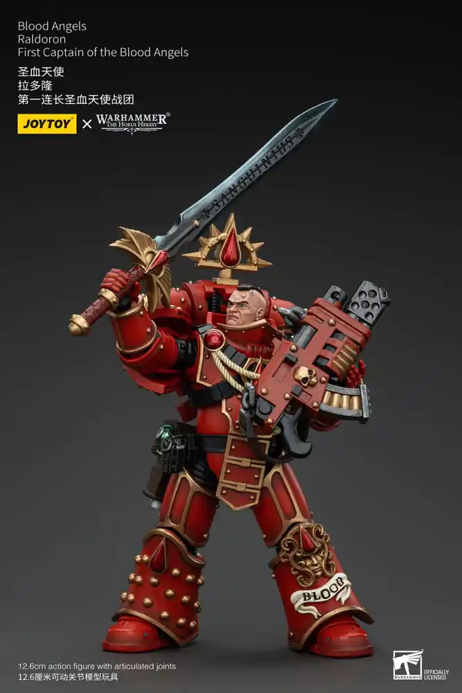 Warhammer The Horus Heresy Action Figure 1/18 Blood Angels Raldoron First Captain of the Blood Angels 13 cm termékfotó