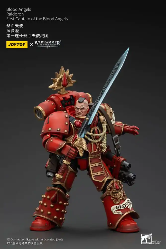 Warhammer The Horus Heresy Action Figure 1/18 Blood Angels Raldoron First Captain of the Blood Angels 13 cm product photo