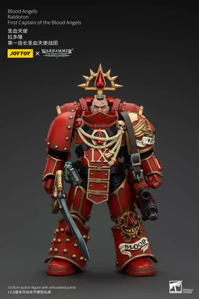 Warhammer The Horus Heresy Action Figure 1/18 Blood Angels Raldoron First Captain of the Blood Angels 13 cm product photo