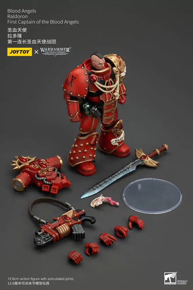 Warhammer The Horus Heresy Action Figure 1/18 Blood Angels Raldoron First Captain of the Blood Angels 13 cm termékfotó