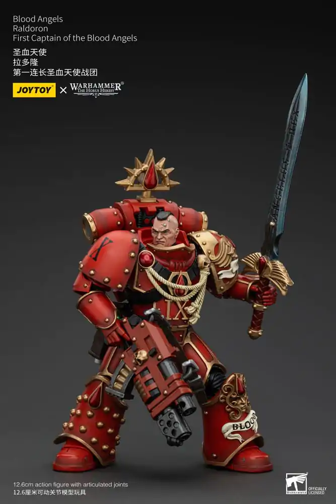 Warhammer The Horus Heresy Action Figure 1/18 Blood Angels Raldoron First Captain of the Blood Angels 13 cm product photo