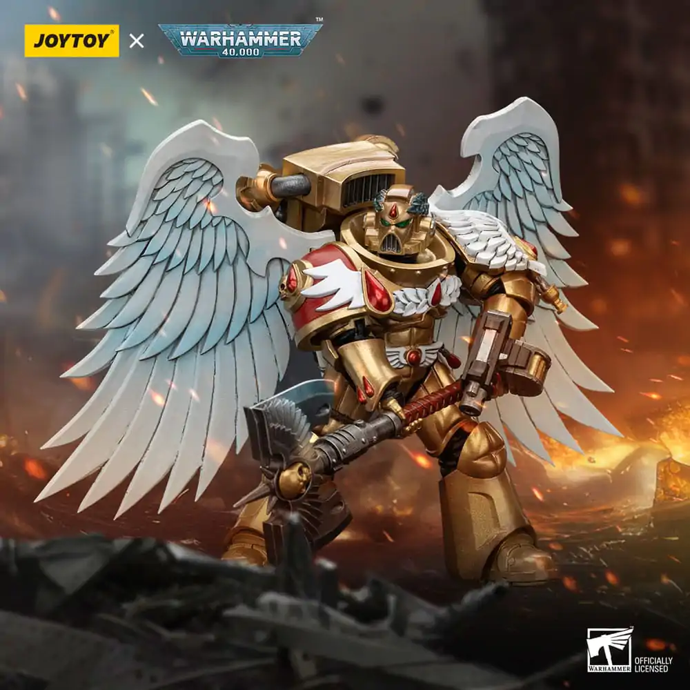 Warhammer The Horus Heresy Action Figure 1/18 Blood Angels Sanguinary Guard with Encarmine Axe 12 cm termékfotó