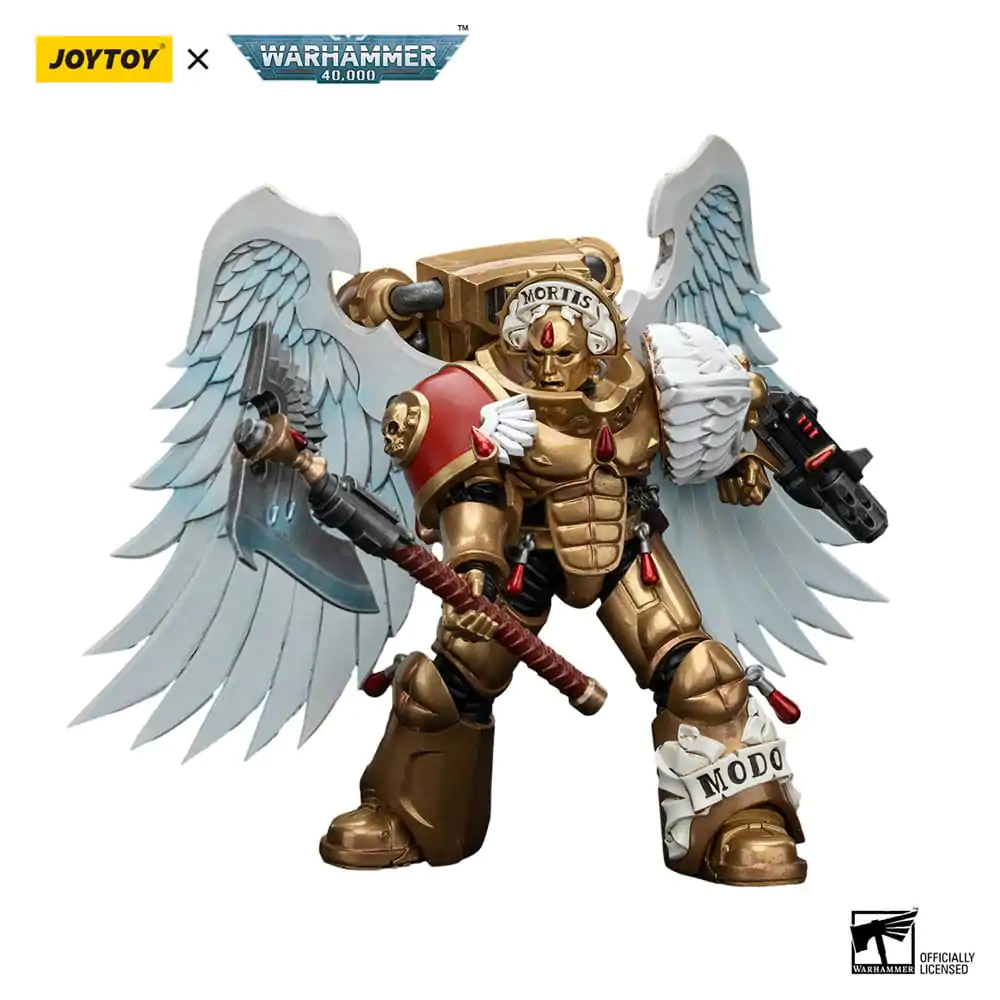 Warhammer The Horus Heresy Action Figure 1/18 Blood Angels Sanguinary Guard with Encarmine Axe and Inferno Pistol 12 cm termékfotó