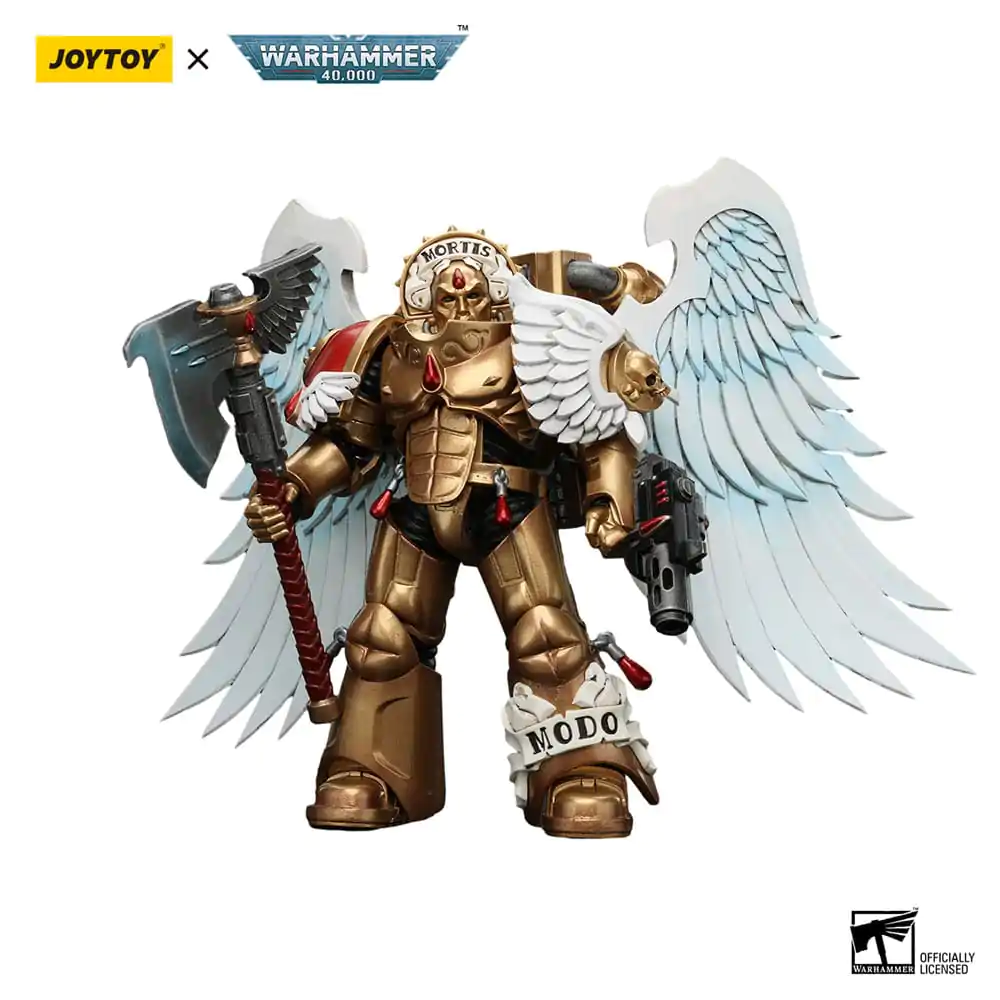 Warhammer The Horus Heresy Action Figure 1/18 Blood Angels Sanguinary Guard with Encarmine Axe and Inferno Pistol 12 cm termékfotó