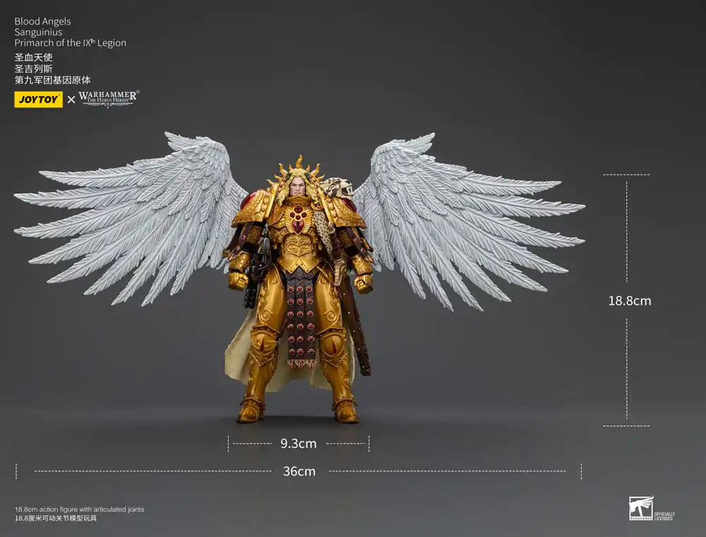 Warhammer The Horus Heresy Action Figure 1/18 Blood Angels Sanguinius Primarch of the IXth Legion 19 cm termékfotó