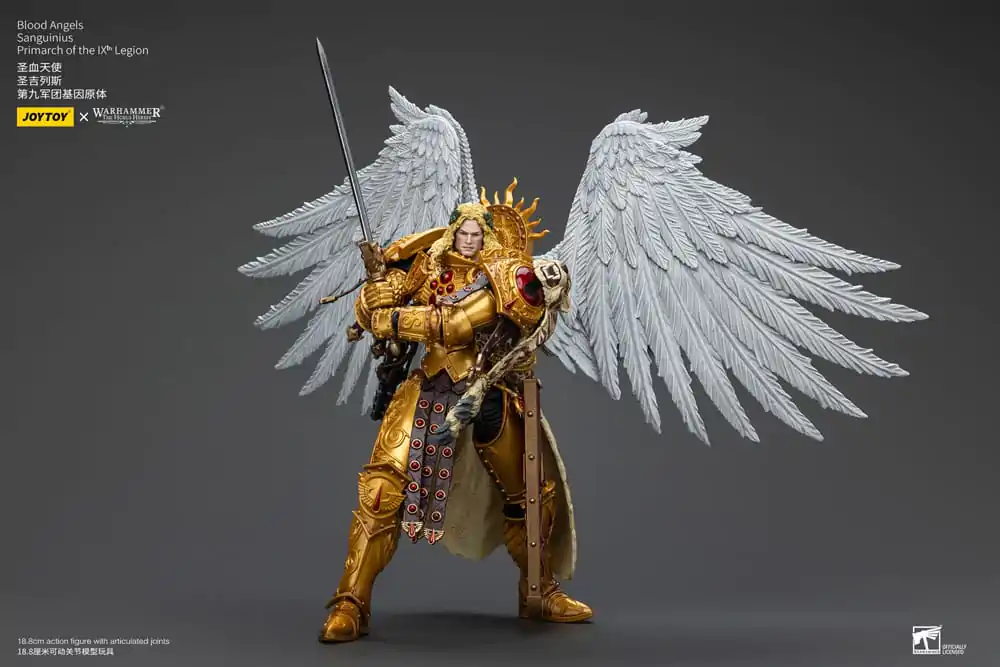 Warhammer The Horus Heresy Action Figure 1/18 Blood Angels Sanguinius Primarch of the IXth Legion 19 cm termékfotó