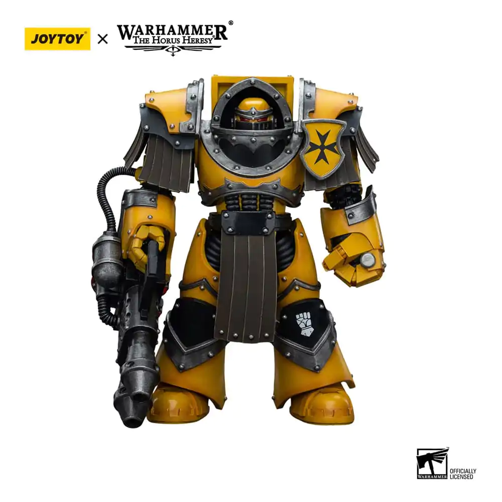 Warhammer The Horus Heresy Action Figure 1/18 Imperial Fists Legion Cataphractii Terminator Squad Legion Cataphractii with Heavy Flamer 12 cm termékfotó