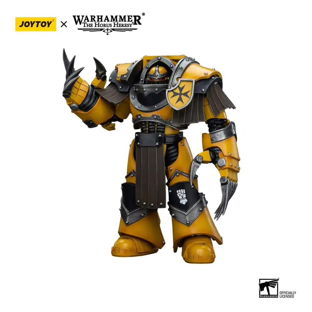 Warhammer The Horus Heresy Action Figure 1/18 Imperial Fists Legion Cataphractii Terminator Squad Legion Cataphractii with Lightning Claws 12 cm product photo