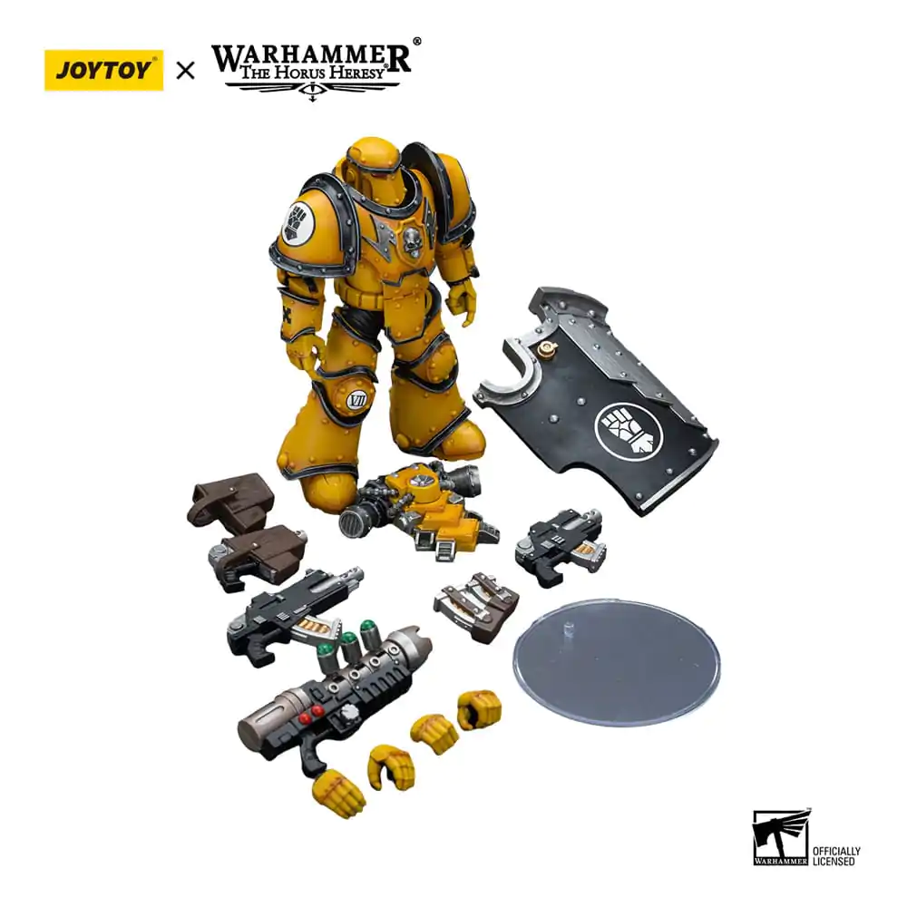 Warhammer The Horus Heresy Action Figure 1/18 Imperial Fists Legion MkIII Breacher Squad Legion Breacher with Graviton Gun 12 cm product photo