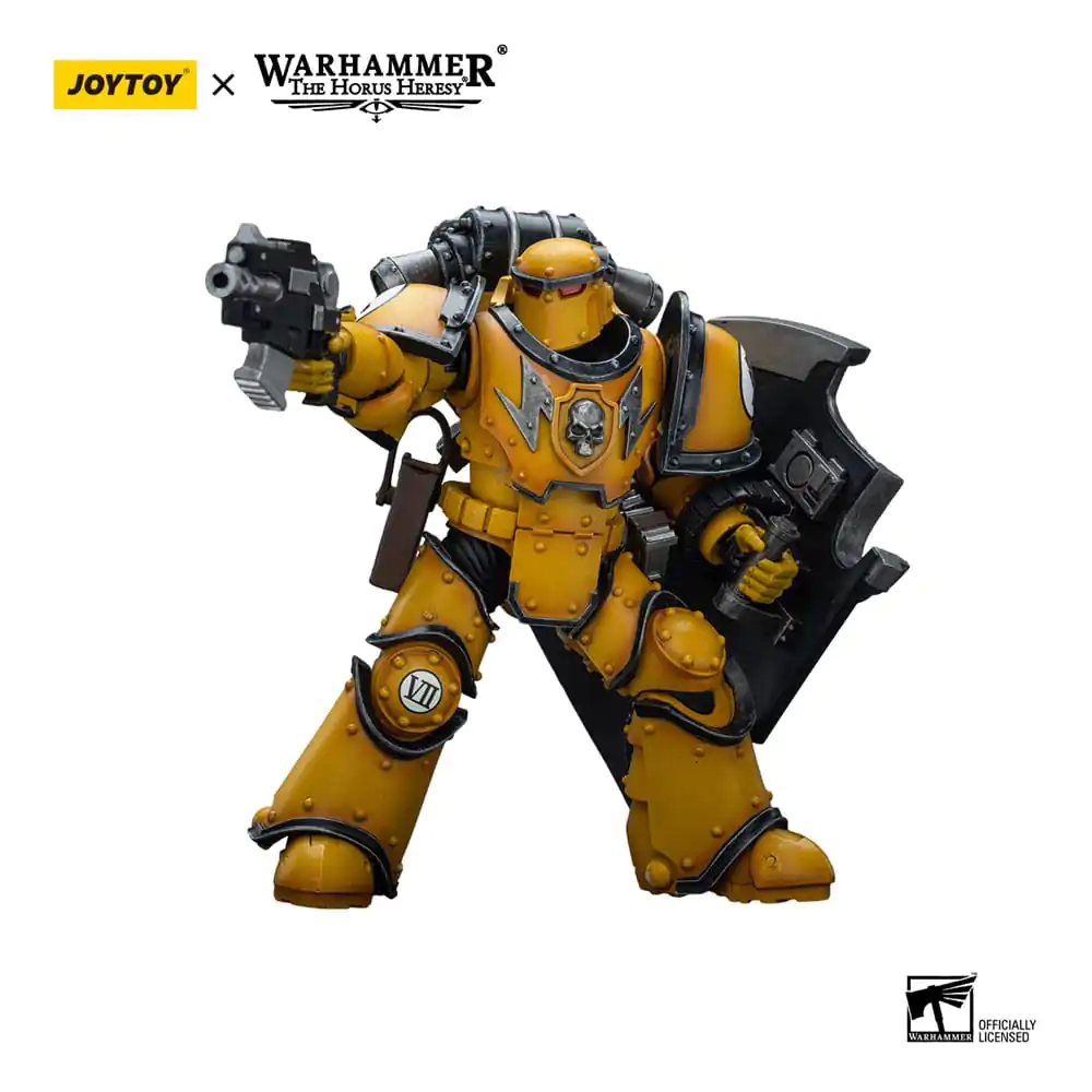 Warhammer The Horus Heresy Action Figure 1/18 Imperial Fists Legion MkIII Breacher Squad Legion Breacher with Graviton Gun 12 cm product photo