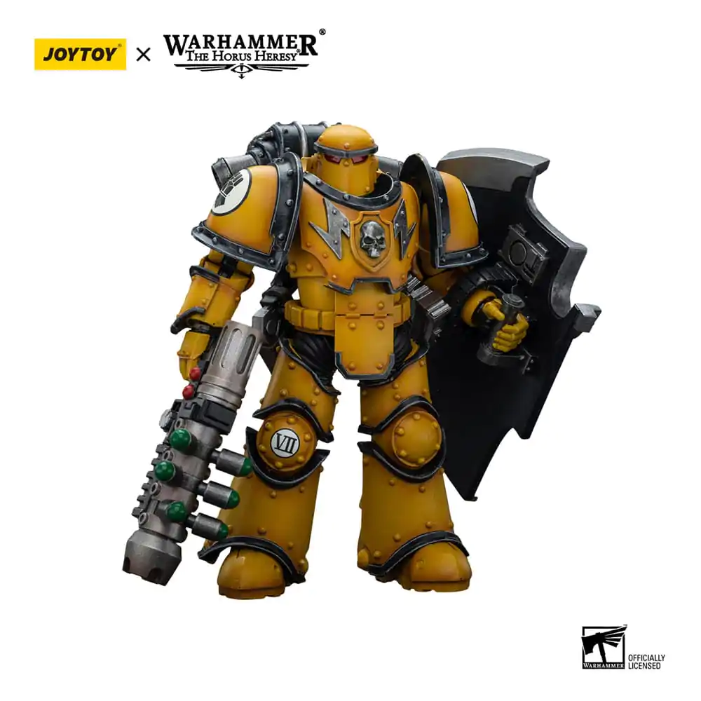 Warhammer The Horus Heresy Action Figure 1/18 Imperial Fists Legion MkIII Breacher Squad Legion Breacher with Graviton Gun 12 cm product photo