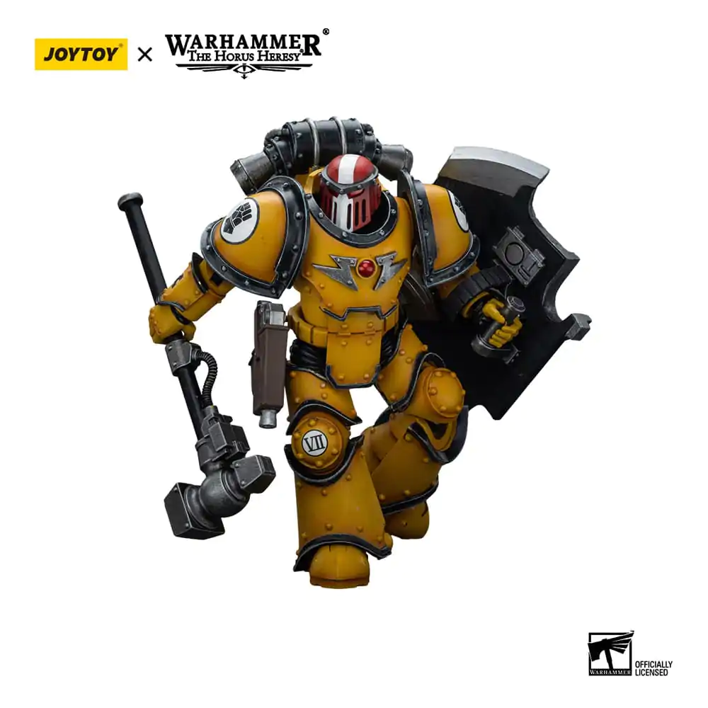 Warhammer The Horus Heresy Action Figure 1/18 Imperial Fists Legion MkIII Breacher Squad Sergeant with Thunder Hammer 12 cm product photo