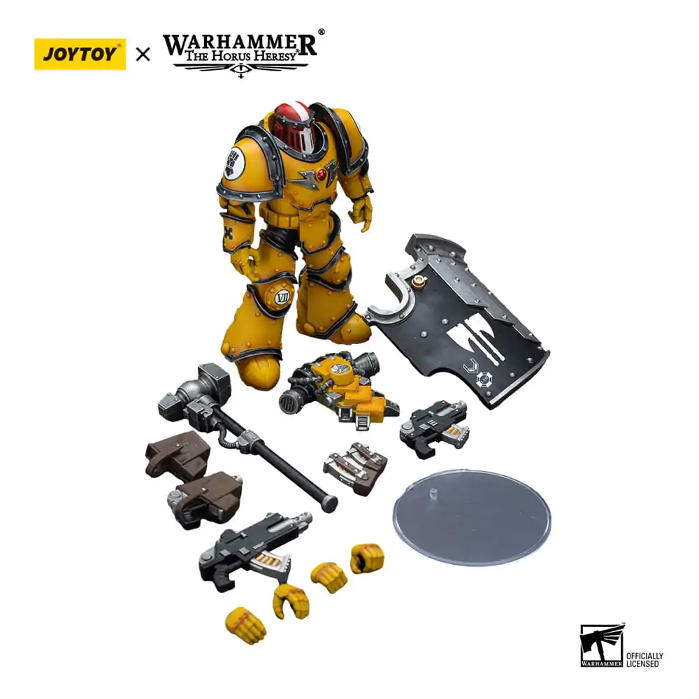 Warhammer The Horus Heresy Action Figure 1/18 Imperial Fists Legion MkIII Breacher Squad Sergeant with Thunder Hammer 12 cm product photo