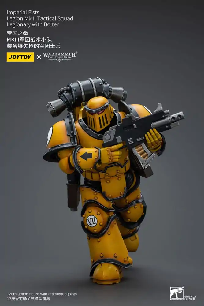 Warhammer The Horus Heresy Action Figure 1/18 Imperial Fists Legion MkIII Tactical Squad Legionary with Bolter 12 cm termékfotó