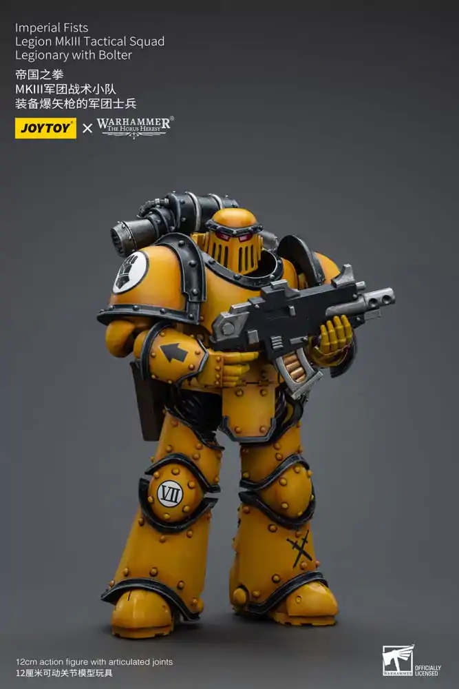 Warhammer The Horus Heresy Action Figure 1/18 Imperial Fists Legion MkIII Tactical Squad Legionary with Bolter 12 cm termékfotó