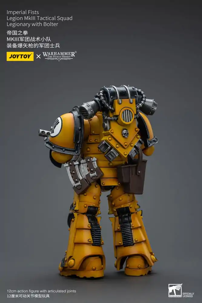 Warhammer The Horus Heresy Action Figure 1/18 Imperial Fists Legion MkIII Tactical Squad Legionary with Bolter 12 cm termékfotó