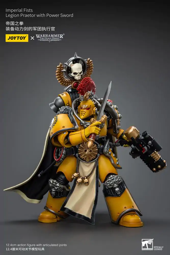 Warhammer The Horus Heresy Action Figure 1/18 Imperial Fists Legion Praetor with Power Sword 12 cm product photo