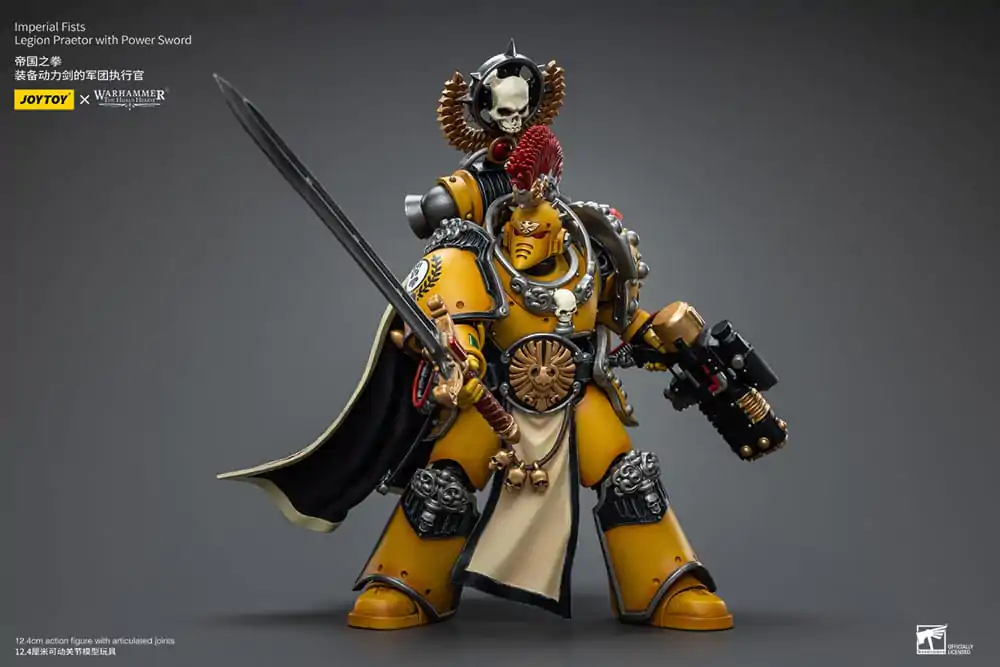 Warhammer The Horus Heresy Action Figure 1/18 Imperial Fists Legion Praetor with Power Sword 12 cm product photo