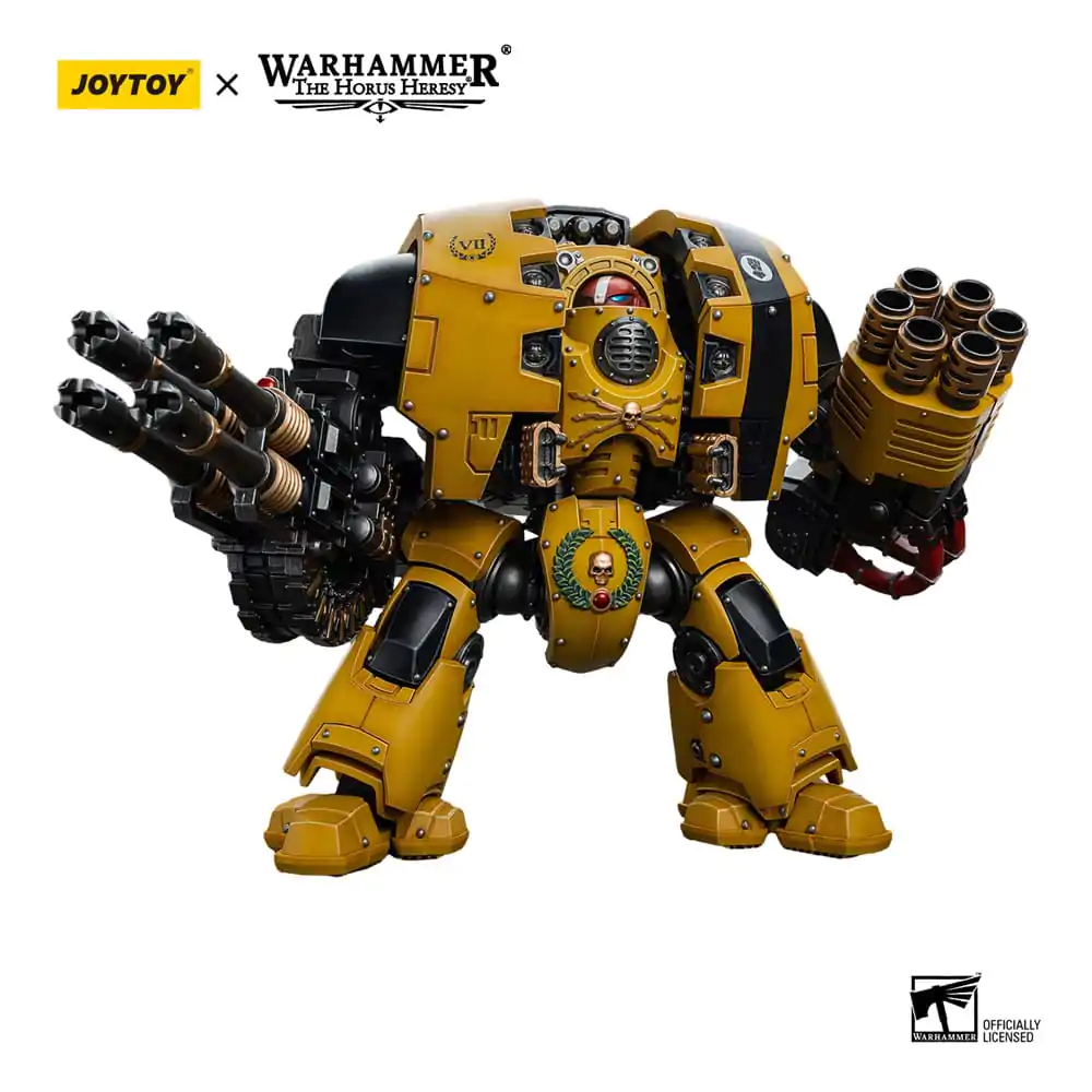 Warhammer The Horus Heresy Action Figure 1/18 Imperial Fists Leviathan Dreadnought with Cyclonic Melta Lance and Storm Cannon 12 cm product photo