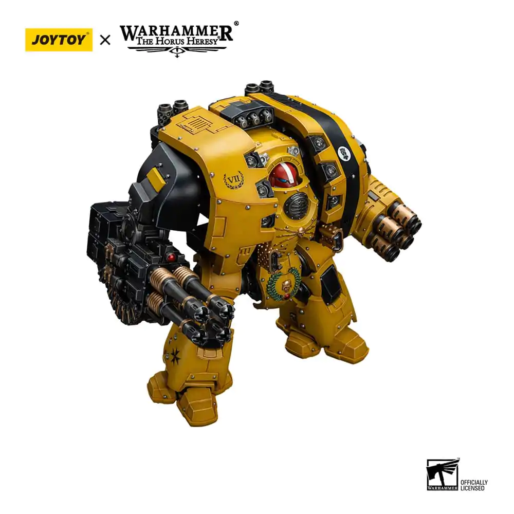 Warhammer The Horus Heresy Action Figure 1/18 Imperial Fists Leviathan Dreadnought with Cyclonic Melta Lance and Storm Cannon 12 cm product photo