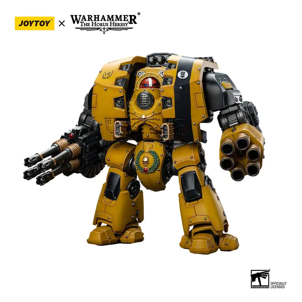 Warhammer The Horus Heresy Action Figure 1/18 Imperial Fists Leviathan Dreadnought with Cyclonic Melta Lance and Storm Cannon 12 cm product photo