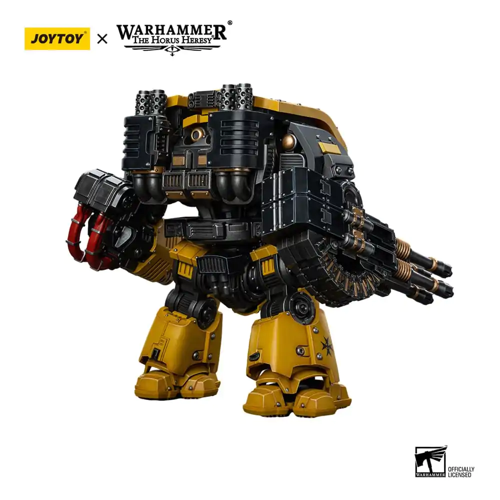 Warhammer The Horus Heresy Action Figure 1/18 Imperial Fists Leviathan Dreadnought with Cyclonic Melta Lance and Storm Cannon 12 cm product photo