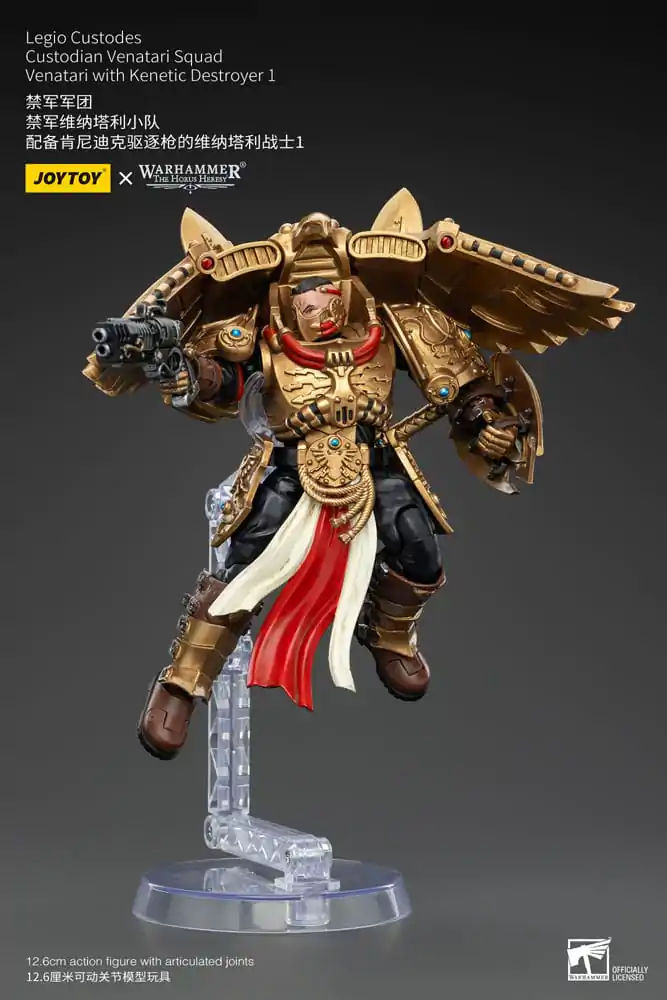 Warhammer The Horus Heresy Action Figure 1/18 Legio Custodes Custodian Venatari Squad Venatari with Kenetic Destroyer 1 13 cm termékfotó