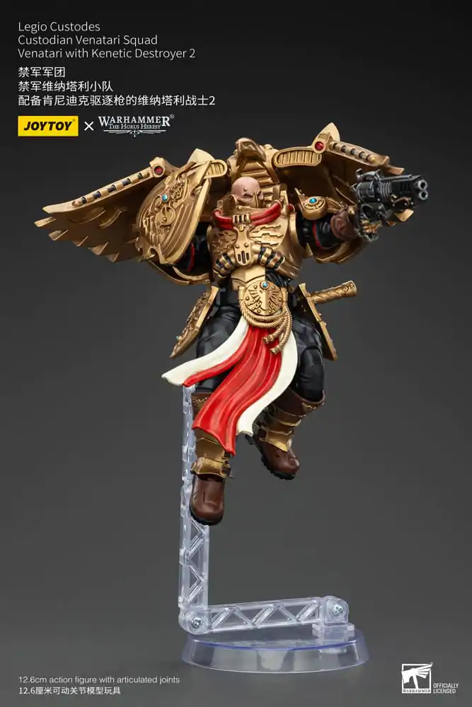 Warhammer The Horus Heresy Action Figure 1/18 Legio Custodes Custodian Venatari Squad Venatari with Kenetic Destroyer 2 13 cm termékfotó