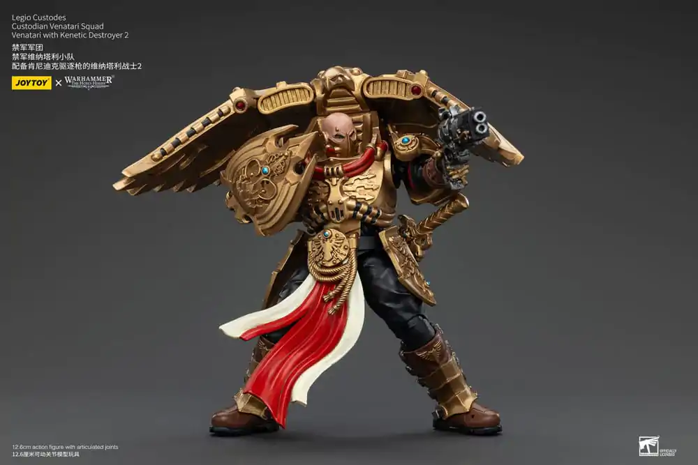 Warhammer The Horus Heresy Action Figure 1/18 Legio Custodes Custodian Venatari Squad Venatari with Kenetic Destroyer 2 13 cm termékfotó