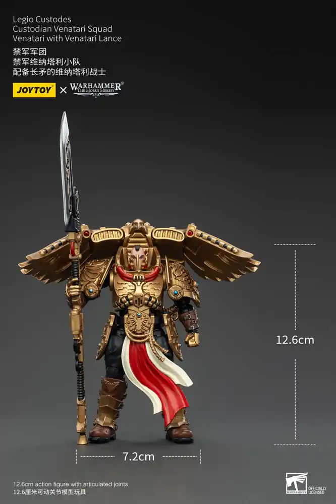 Warhammer The Horus Heresy Action Figure 1/18 Legio Custodes Custodian Venatari Squad Venatari with Venatari Lance 13 cm termékfotó