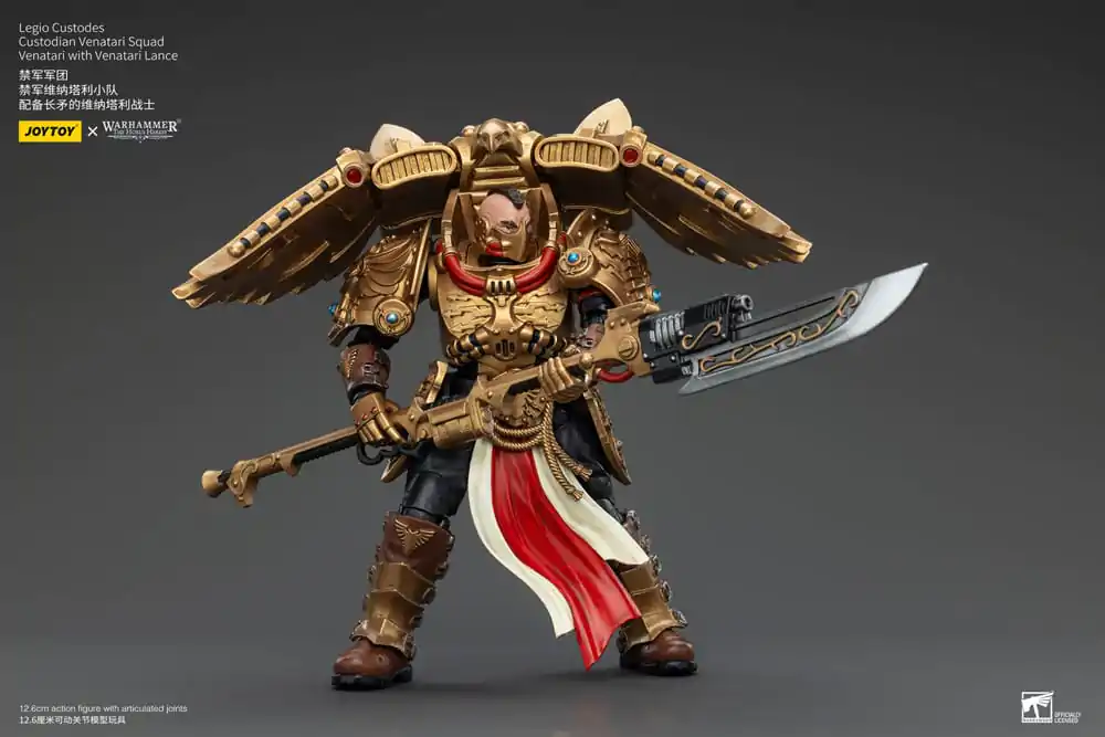 Warhammer The Horus Heresy Action Figure 1/18 Legio Custodes Custodian Venatari Squad Venatari with Venatari Lance 13 cm termékfotó