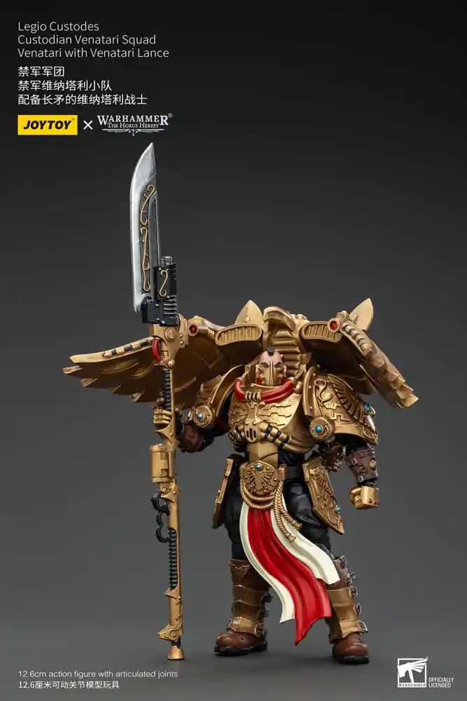 Warhammer The Horus Heresy Action Figure 1/18 Legio Custodes Custodian Venatari Squad Venatari with Venatari Lance 13 cm termékfotó