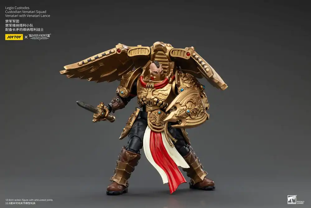 Warhammer The Horus Heresy Action Figure 1/18 Legio Custodes Custodian Venatari Squad Venatari with Venatari Lance 13 cm termékfotó