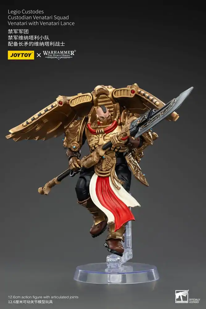 Warhammer The Horus Heresy Action Figure 1/18 Legio Custodes Custodian Venatari Squad Venatari with Venatari Lance 13 cm termékfotó