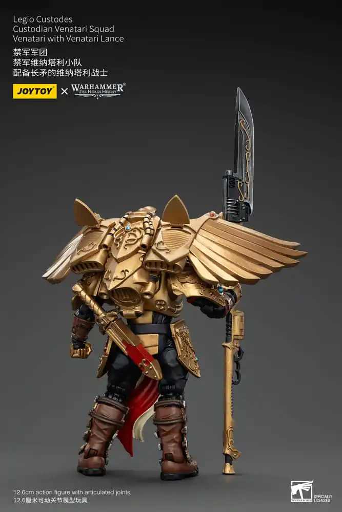 Warhammer The Horus Heresy Action Figure 1/18 Legio Custodes Custodian Venatari Squad Venatari with Venatari Lance 13 cm termékfotó