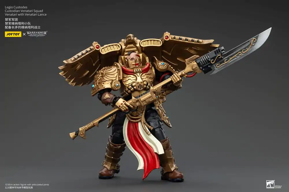 Warhammer The Horus Heresy Action Figure 1/18 Legio Custodes Custodian Venatari Squad Venatari with Venatari Lance 13 cm termékfotó