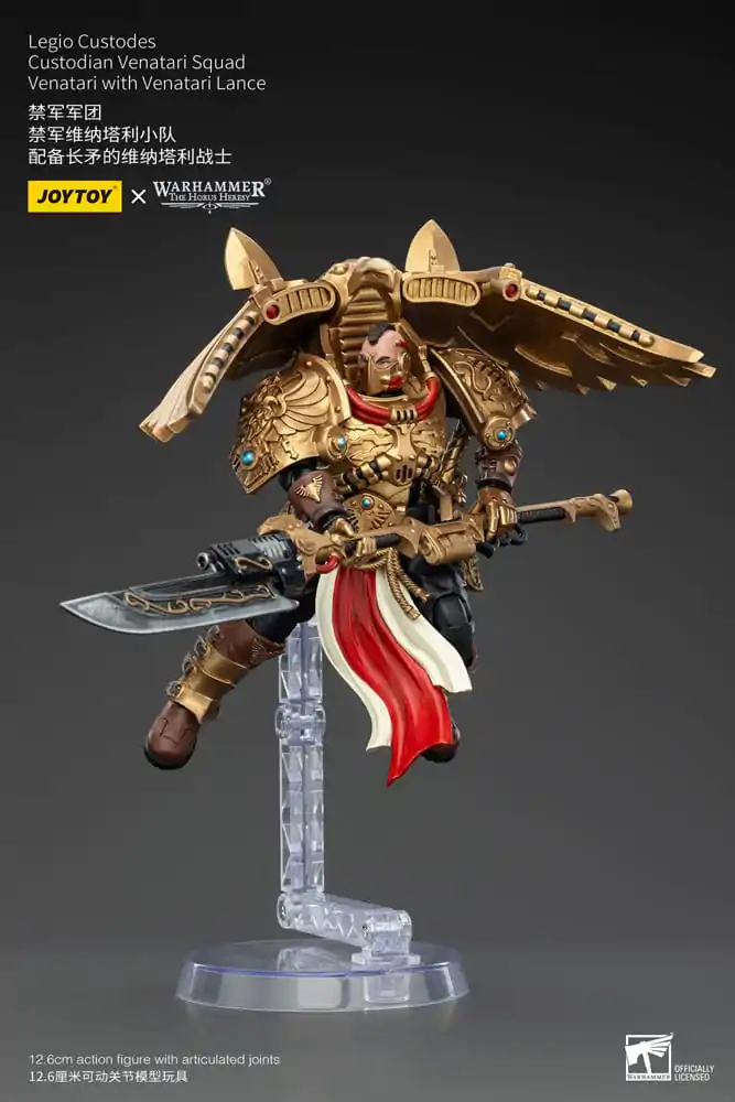 Warhammer The Horus Heresy Action Figure 1/18 Legio Custodes Custodian Venatari Squad Venatari with Venatari Lance 13 cm termékfotó