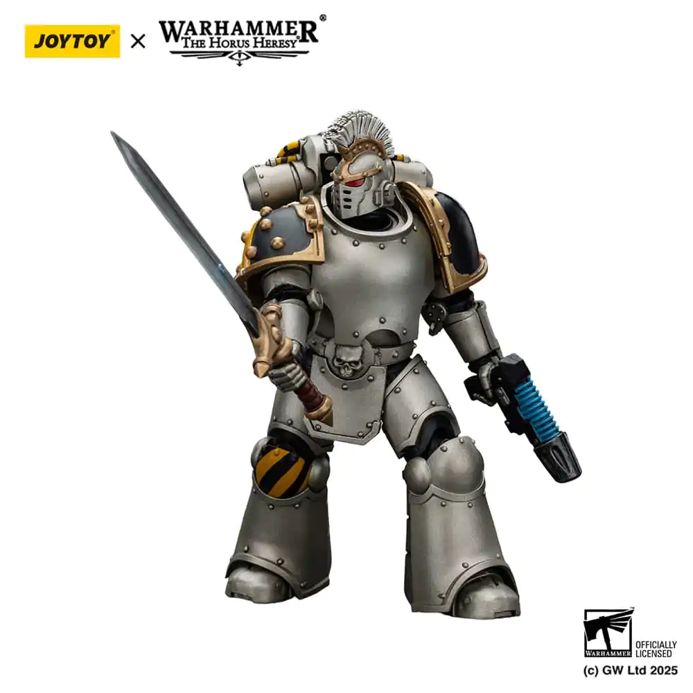 Warhammer The Horus Heresy Action Figure 1/18 lron Warriors Command Squad Chosen with Legion Standard 12 cm product photo