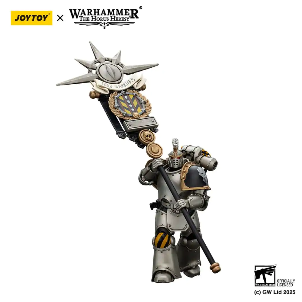 Warhammer The Horus Heresy Action Figure 1/18 lron Warriors Command Squad Chosen with Legion Standard 12 cm product photo